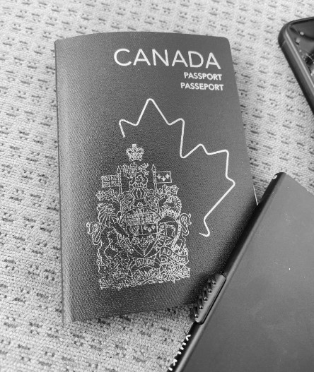 Man Canada passport kids