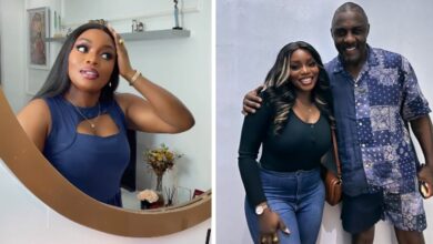 Bisola Aiyeola excited as she meets her crush, Idris Elba