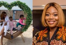 "God smiled on me after 9 years of marriage" - Ify Mogekwu shows off her twins in video