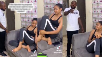 Drama as man meets girlfriend in his house moments after rejecting his public proposal