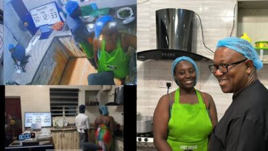 Peter Obi celebrates chef Grace as she breaks Guinness World Record
