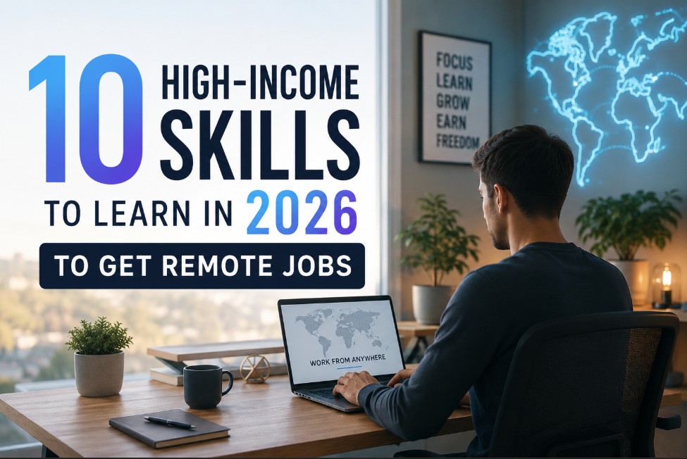 10 High-Income Skills to Learn in 2026 to Get Remote Jobs